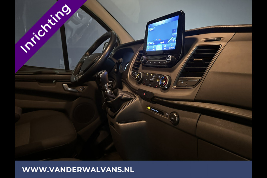 Ford Transit Custom 2.0 TDCI **BPM VRIJ voor de Ondernemer** L1H1 inrichting Euro6 Airco | Camera | Navigatie | Apple Carplay cruisecontrol, parkeersensoren, stoelverwarming, LED, verwarmde voorruit, bijrijdersbank, achterklep