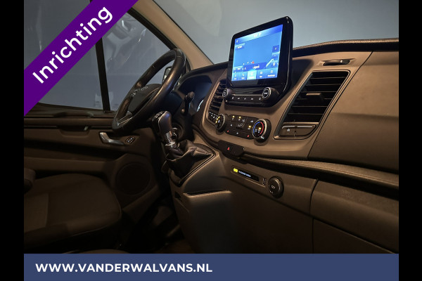 Ford Transit Custom 2.0 TDCI **BPM VRIJ voor de Ondernemer** L1H1 inrichting Euro6 Airco | Camera | Navigatie | Apple Carplay cruisecontrol, parkeersensoren, stoelverwarming, LED, verwarmde voorruit, bijrijdersbank, achterklep