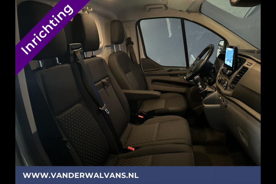 Ford Transit Custom 2.0 TDCI **BPM VRIJ voor de Ondernemer** L1H1 inrichting Euro6 Airco | Camera | Navigatie | Apple Carplay cruisecontrol, parkeersensoren, stoelverwarming, LED, verwarmde voorruit, bijrijdersbank, achterklep