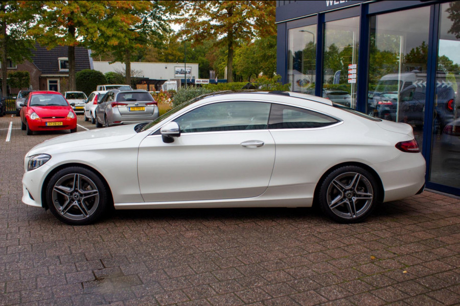 Mercedes-Benz C-Klasse Coupé 200 Premium Plus Pack AMG Line Navi | Prijs rijklaar incl. 12 mnd garantie | Panodak dak Leder 360Cam