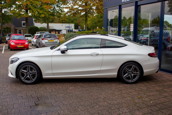 Mercedes-Benz C-Klasse Coupé 200 Premium Plus Pack AMG Line Navi | Prijs rijklaar incl. 12 mnd garantie | Panodak dak Leder 360Cam