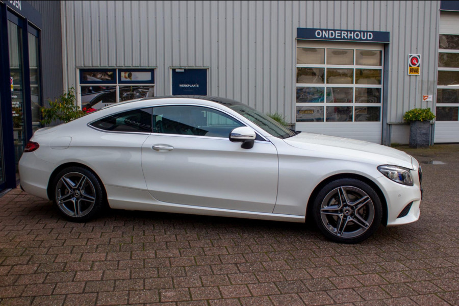 Mercedes-Benz C-Klasse Coupé 200 Premium Plus Pack AMG Line Navi | Prijs rijklaar incl. 12 mnd garantie | Panodak dak Leder 360Cam