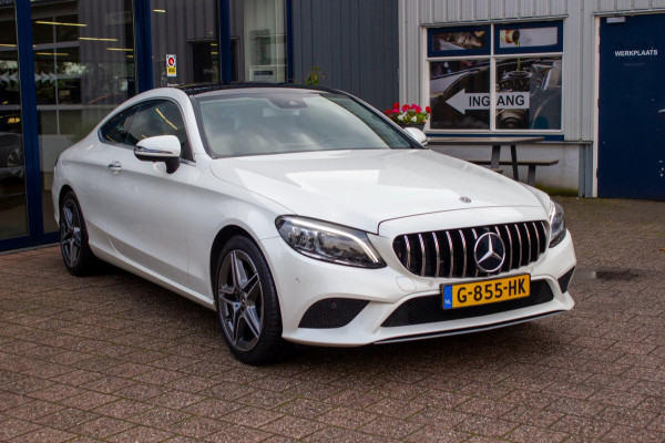 Mercedes-Benz C-Klasse Coupé 200 Premium Plus Pack AMG Line Navi | Prijs rijklaar incl. 12 mnd garantie | Panodak dak Leder 360Cam