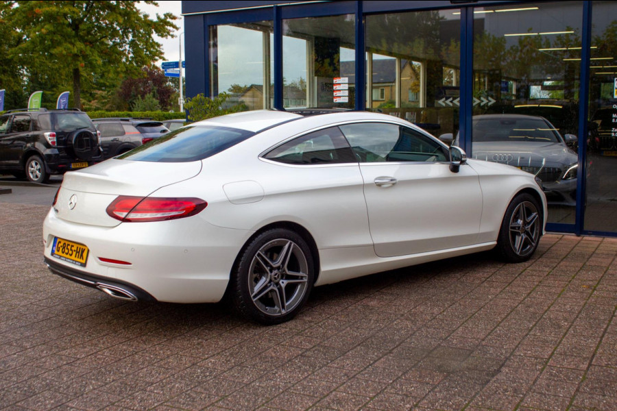 Mercedes-Benz C-Klasse Coupé 200 Premium Plus Pack AMG Line Navi | Prijs rijklaar incl. 12 mnd garantie | Panodak dak Leder 360Cam