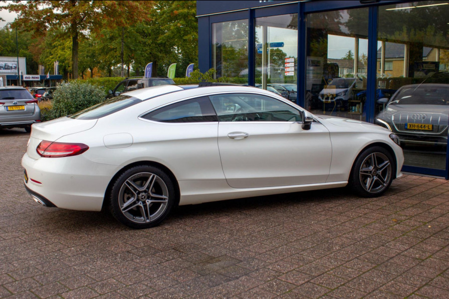 Mercedes-Benz C-Klasse Coupé 200 Premium Plus Pack AMG Line Navi | Prijs rijklaar incl. 12 mnd garantie | Panodak dak Leder 360Cam