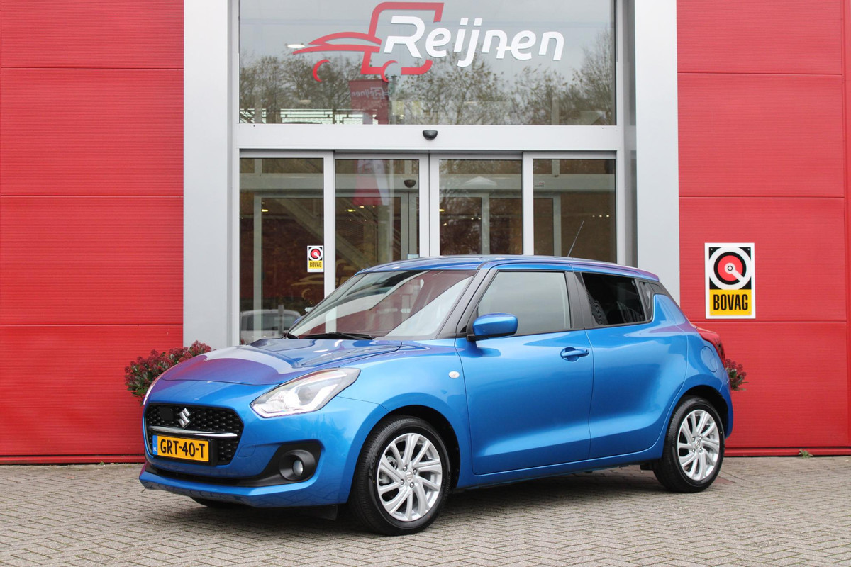 Suzuki Swift 1.2 83PK SELECT SMART HYBRID | APPLE CARPLAY/ANDROID AUTO | DAB+ RADIO | LICHTMETALEN VELGEN | ADAPTIVE CRUISE CONTROL | DODEHOEK DETECTIE | LED KOPLAMPEN | ACHTERUITRIJ CAMERA | GETINTE RUITEN | STOEL VERWARMING |