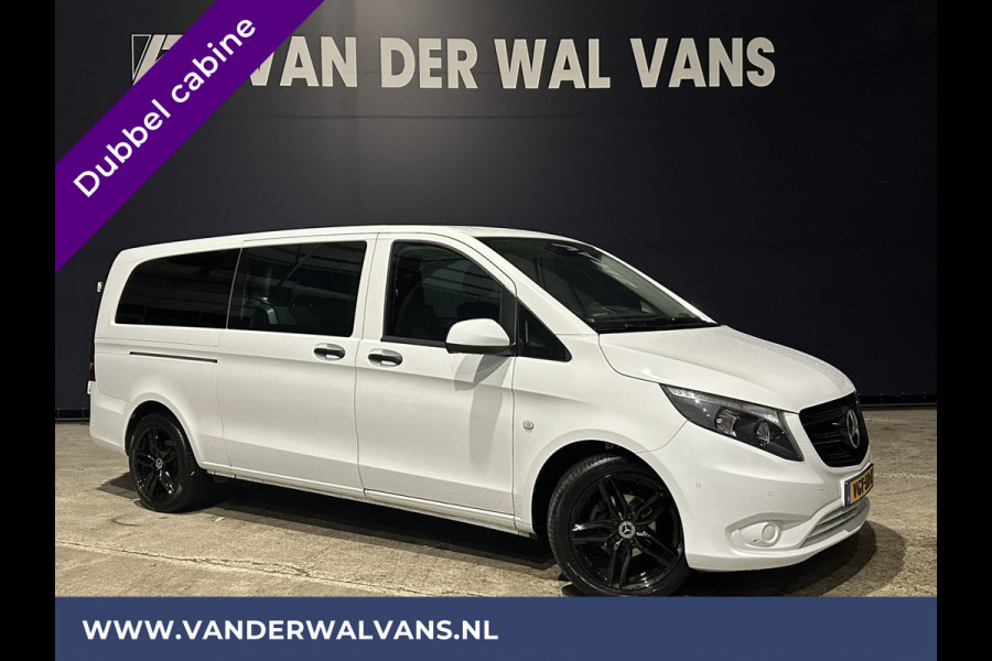 Mercedes-Benz Vito 114 CDI 136pk **BPM VRIJ voor de Ondernemer** L3H1 Dubbele cabine Euro6 Airco | Camera | Navigatie | LM Velgen Cruisecontrol, Trekhaak, Parkeersensoren, 5-Zits