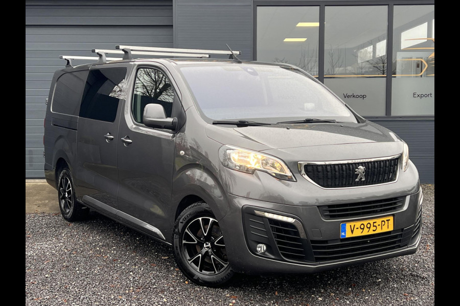 Peugeot Expert 231L 2.0 BlueHDI 180 DC Premium Pack 2e Eigenaar,Dubbele Cabine,Navi,Clima,Cruise,PDC,Trekhaak,Dak Drager,Apple Carplay,Head Up Display,N.A.P,APK tot 06-2025