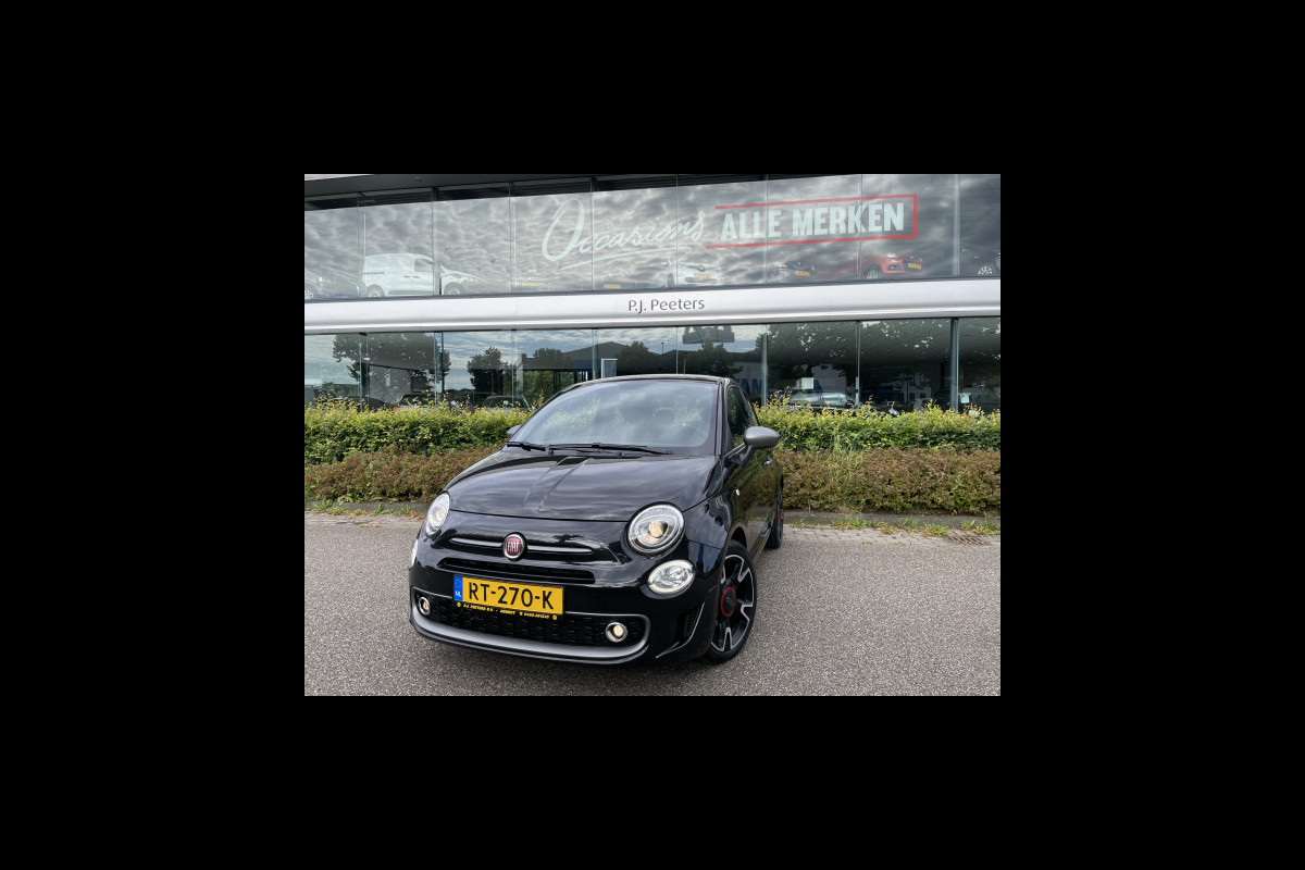 Fiat 500 0.9 TwinAir Turbo Sport Ramen elektrisch voor - U connect - Radio - Bluetooth 105pk Airco - Climate control - Cruise control - Parkeersensoren achter - navigatie - Multifunctioneel lederen stuurwiel - mistlampen - lichtmetalen velgen