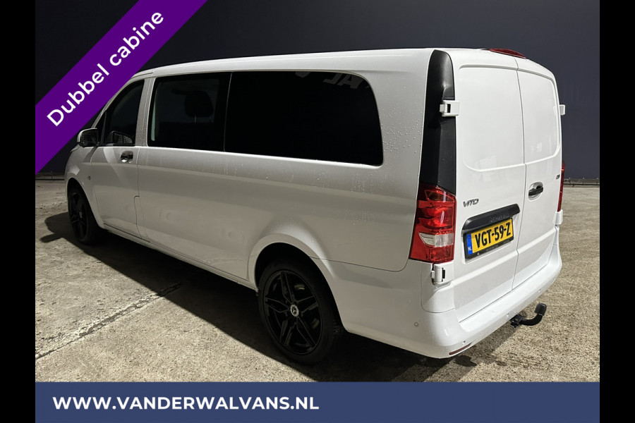 Mercedes-Benz Vito 114 CDI 136pk **BPM VRIJ voor de Ondernemer** L3H1 Dubbele cabine Euro6 Airco | Camera | Navigatie | LM Velgen Cruisecontrol, Trekhaak, Parkeersensoren, 5-Zits