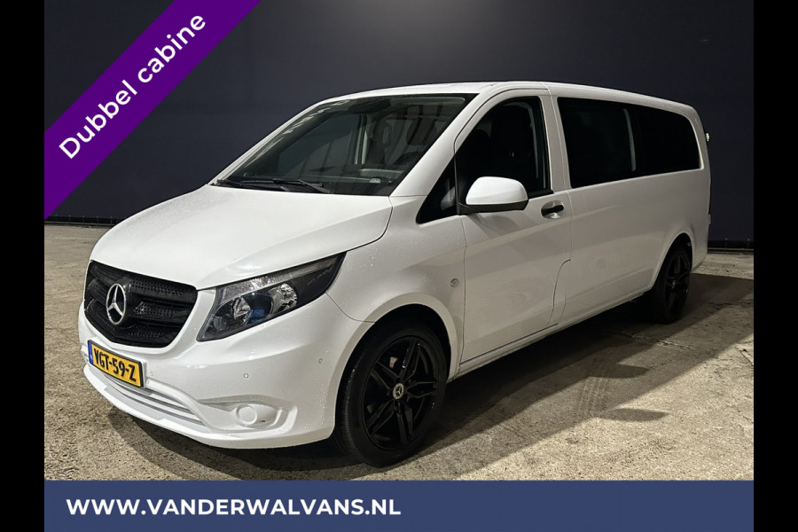 Mercedes-Benz Vito 114 CDI 136pk **BPM VRIJ voor de Ondernemer** L3H1 Dubbele cabine Euro6 Airco | Camera | Navigatie | LM Velgen Cruisecontrol, Trekhaak, Parkeersensoren, 5-Zits