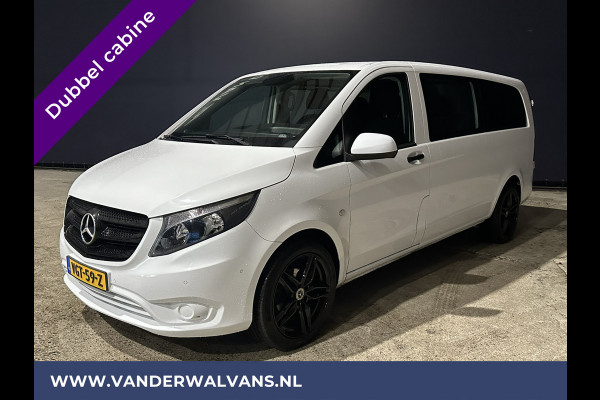 Mercedes-Benz Vito 114 CDI 136pk **BPM VRIJ voor de Ondernemer** L3H1 Dubbele cabine Euro6 Airco | Camera | Navigatie | LM Velgen Cruisecontrol, Trekhaak, Parkeersensoren, 5-Zits