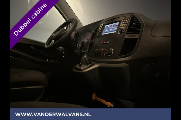 Mercedes-Benz Vito 114 CDI 136pk **BPM VRIJ voor de Ondernemer** L3H1 Dubbele cabine Euro6 Airco | Camera | Navigatie | LM Velgen Cruisecontrol, Trekhaak, Parkeersensoren, 5-Zits