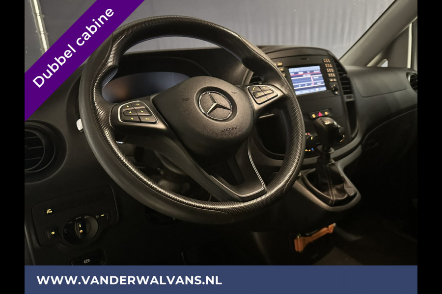 Mercedes-Benz Vito 114 CDI 136pk **BPM VRIJ voor de Ondernemer** L3H1 Dubbele cabine Euro6 Airco | Camera | Navigatie | LM Velgen Cruisecontrol, Trekhaak, Parkeersensoren, 5-Zits