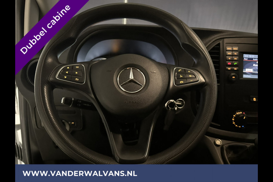 Mercedes-Benz Vito 114 CDI 136pk **BPM VRIJ voor de Ondernemer** L3H1 Dubbele cabine Euro6 Airco | Camera | Navigatie | LM Velgen Cruisecontrol, Trekhaak, Parkeersensoren, 5-Zits