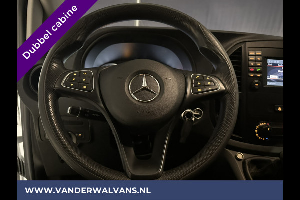 Mercedes-Benz Vito 114 CDI 136pk **BPM VRIJ voor de Ondernemer** L3H1 Dubbele cabine Euro6 Airco | Camera | Navigatie | LM Velgen Cruisecontrol, Trekhaak, Parkeersensoren, 5-Zits