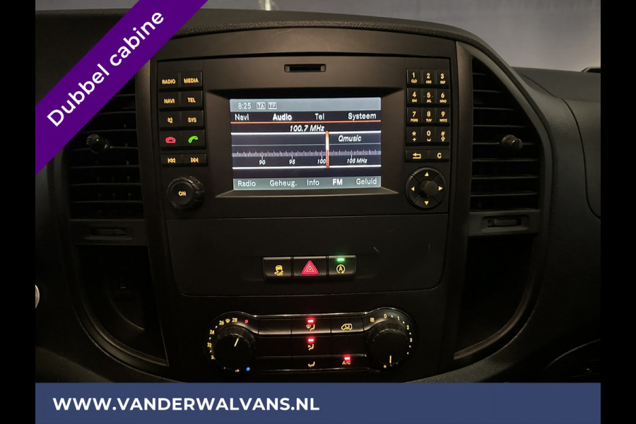 Mercedes-Benz Vito 114 CDI 136pk **BPM VRIJ voor de Ondernemer** L3H1 Dubbele cabine Euro6 Airco | Camera | Navigatie | LM Velgen Cruisecontrol, Trekhaak, Parkeersensoren, 5-Zits