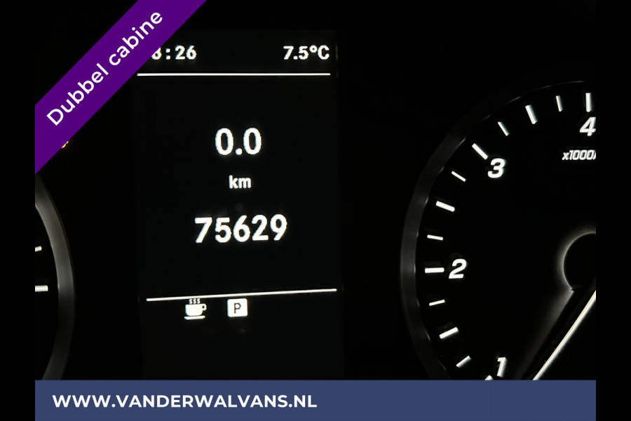 Mercedes-Benz Vito 114 CDI 136pk **BPM VRIJ voor de Ondernemer** L3H1 Dubbele cabine Euro6 Airco | Camera | Navigatie | LM Velgen Cruisecontrol, Trekhaak, Parkeersensoren, 5-Zits