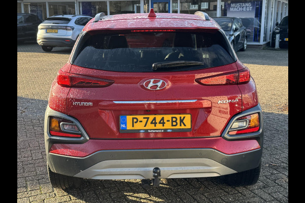 Hyundai Kona 1.0 T-GDI Premium 120pk Trekhaak | Dodehoeksensoren | Volledig Leder | Navigatie | Stoelverwarming | LED Koplampen | Achteruitrijcamera