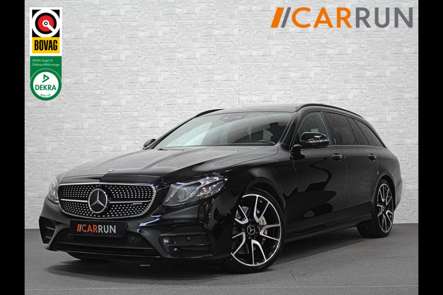 Mercedes-Benz E-Klasse Estate 53 AMG 4MATIC | Panorama | 360 View | Burmester | Distronic+ | Memory | Multibeam-LED | Luchtvering | Leder | Widescreen | Trekhaak | Sfeerverlichting | Night-Pakket | 20'' | Carplay | Stoelverwarming |