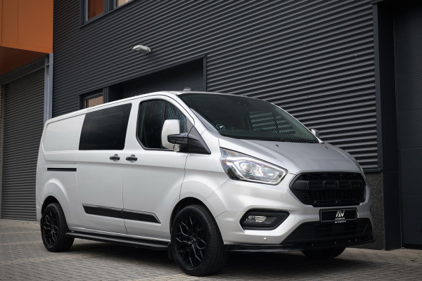 Ford Transit Custom 300 2.0 TDCI L2H1 DC Dubbel Cabine | Camera | CarPlay | Raptor Edition | Lane Assist | Stoelverwarming | Trekhaak | 6-Zitter | Nieuwe APK | Onderhoudsbeurt