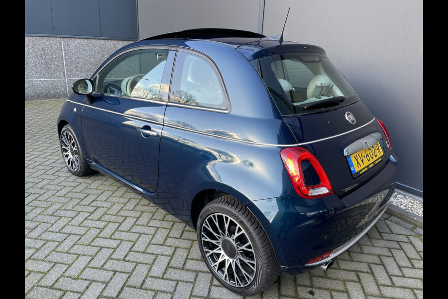 Fiat 500 0.9 TwinAir Turbo Collezione Climate control - cruise control - navigatie full map - u-connect - USB/AUX - Multi functioneel lederen stuurwiel - Mistlampen - Ramen elektrisch voor - Licht metalen velgen