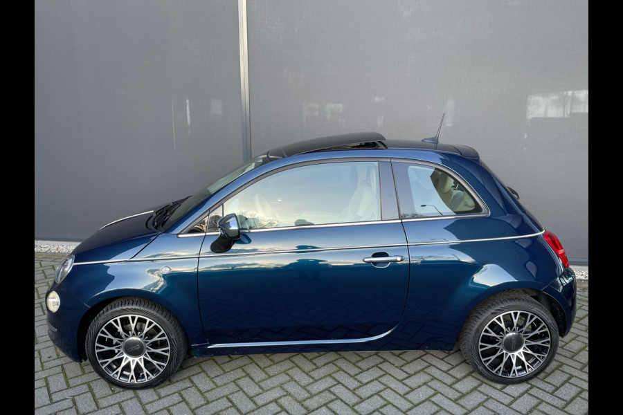 Fiat 500 0.9 TwinAir Turbo Collezione Climate control - cruise control - navigatie full map - u-connect - USB/AUX - Multi functioneel lederen stuurwiel - Mistlampen - Ramen elektrisch voor - Licht metalen velgen