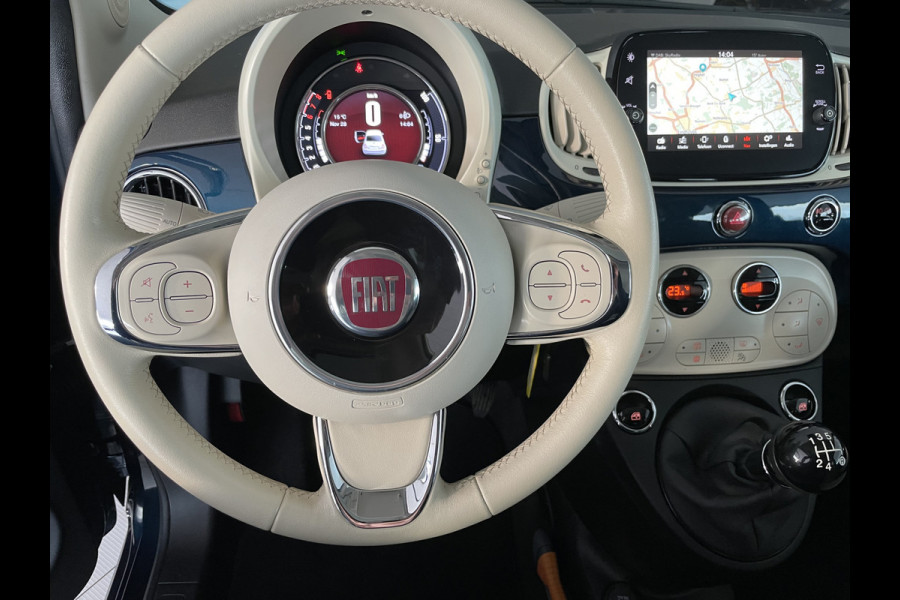 Fiat 500 0.9 TwinAir Turbo Collezione Climate control - cruise control - navigatie full map - u-connect - USB/AUX - Multi functioneel lederen stuurwiel - Mistlampen - Ramen elektrisch voor - Licht metalen velgen