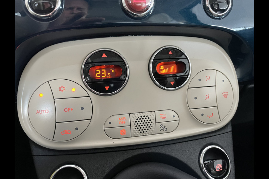 Fiat 500 0.9 TwinAir Turbo Collezione Climate control - cruise control - navigatie full map - u-connect - USB/AUX - Multi functioneel lederen stuurwiel - Mistlampen - Ramen elektrisch voor - Licht metalen velgen