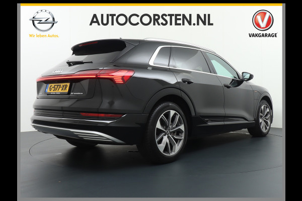 Audi e-tron E-Tron 55 95kWh 408PK Quattro S-LINE Leder/Alcantara Audi-Connect Virtual-Cockpit Park-Assist 20"lmv S-Line- Sport-Stoel+Verwarm Led WiFi Connected-Services Apple-Carplay Android Keyless-Go PTC Interieur-Voorverwarming/koeling Electr.-A-Klep Priv.Glass Niveau-regeling(Automatisch) ESP Hill-Hold Rijstrook Chroompakket Priv.Glas Donkere Hemel Dakspoiler Botsherkenning+Waarschuwing AEB Connected-Services Rijstrooksensor Origin.Nederlandse Auto