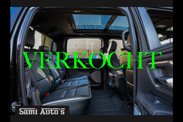 Dodge Ram 2025 NIGHT PREMIUM | BOM VOL + 14.4 INCH SCHERM | LUCHTVERING | HUD | HURRICAN 420PK 636 Nm | PRIJS MET LPG EN COVER EN GARANTIE DUBBELE CABINE | PICK UP | 5 PERSOONS | DC | GRIJSKENTEKEN | VOORRAAD NR 2236 - 8748