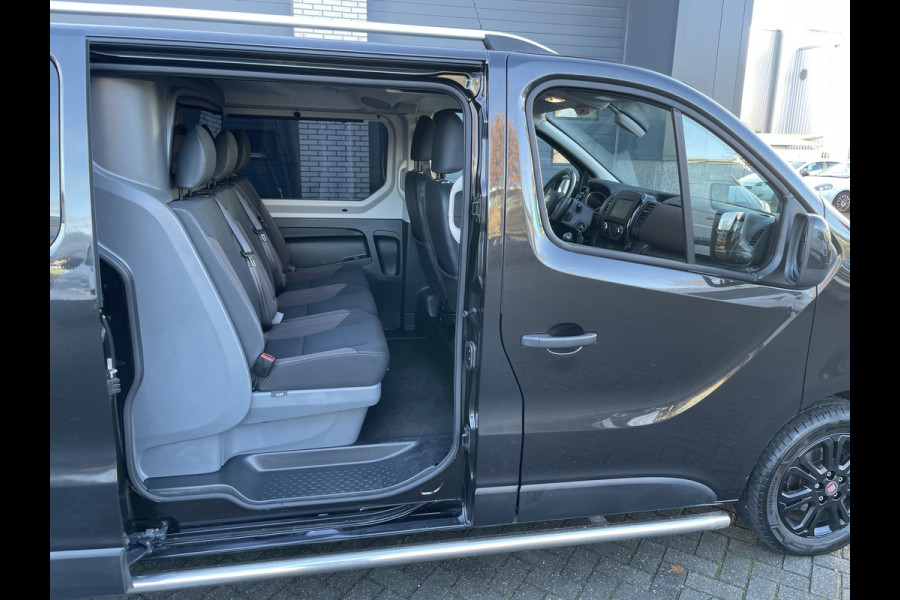 Fiat Talento 1.6 MJ EcoJet L2H1 Dubbele cabine SX /aannemersuitvoering/ Climate control - Adaptive cruise - parkeer sensoren achter - Navigatie - Radio - USB/AUX - Bluetooth - Achteruitrij camera - Multi functioneel lederen stuurwiel - Mistlampen - Licht metalen  side pipes - Lendesteun - zonnescherm zijruit - dubbele cabine