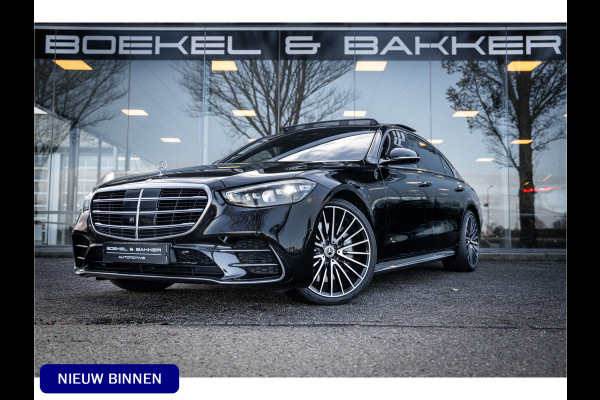 Mercedes-Benz S-Klasse 580 (525pk) V8 4MATIC Lang AMG Line NP 236K - Origineel NL geleverd!