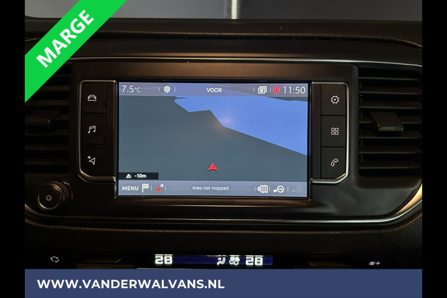 Citroën Jumpy 2.0 BlueHDI **MARGE, GEEN BTW** 123pk L3H1 XL Dubbel cabine Euro6 Airco | Navigatie Cruisecontrol, Apple Carplay, Trekhaak, Parkeersensoren, 5-Zits