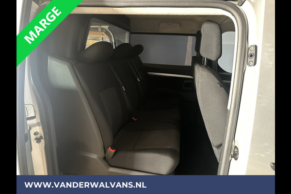 Citroën Jumpy 2.0 BlueHDI **MARGE, GEEN BTW** 123pk L3H1 XL Dubbel cabine Euro6 Airco | Navigatie Cruisecontrol, Apple Carplay, Trekhaak, Parkeersensoren, 5-Zits