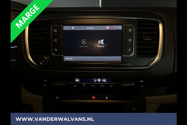 Citroën Jumpy 2.0 BlueHDI **MARGE, GEEN BTW** 123pk L3H1 XL Dubbel cabine Euro6 Airco | Navigatie Cruisecontrol, Apple Carplay, Trekhaak, Parkeersensoren, 5-Zits