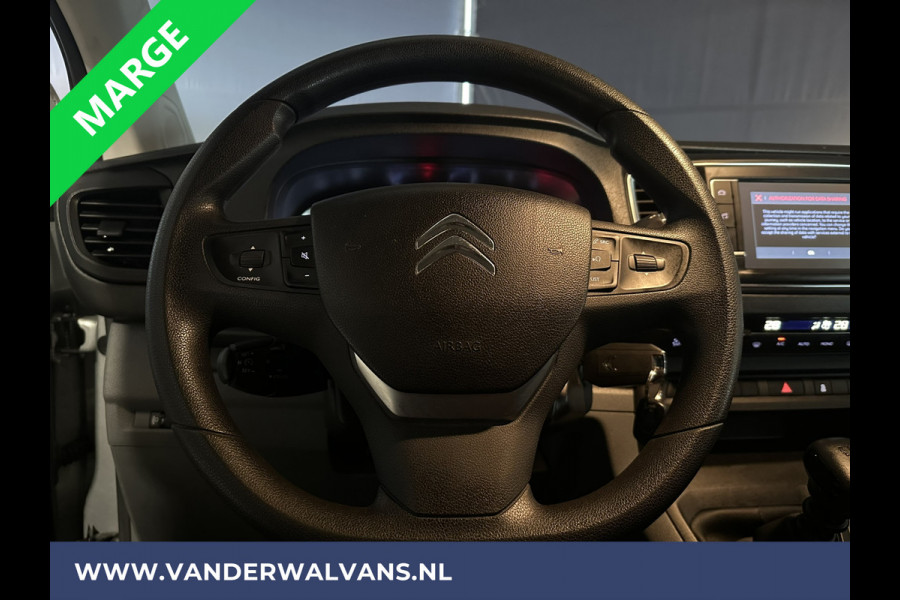 Citroën Jumpy 2.0 BlueHDI **MARGE, GEEN BTW** 123pk L3H1 XL Dubbel cabine Euro6 Airco | Navigatie Cruisecontrol, Apple Carplay, Trekhaak, Parkeersensoren, 5-Zits