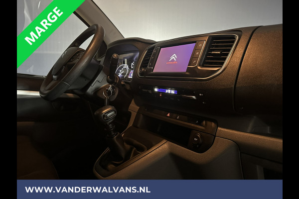 Citroën Jumpy 2.0 BlueHDI **MARGE, GEEN BTW** 123pk L3H1 XL Dubbel cabine Euro6 Airco | Navigatie Cruisecontrol, Apple Carplay, Trekhaak, Parkeersensoren, 5-Zits