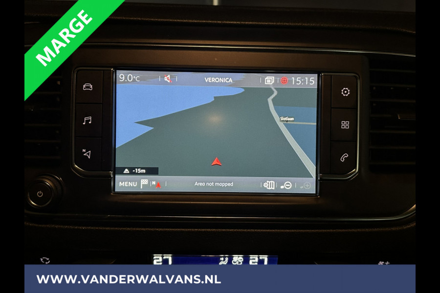 Citroën Jumpy 2.0 BlueHDI **MARGE, GEEN BTW** 123pk L3H1 XL Dubbel cabine Euro6 Airco | Navigatie Cruisecontrol, Apple Carplay, Trekhaak, Parkeersensoren, 5-Zits