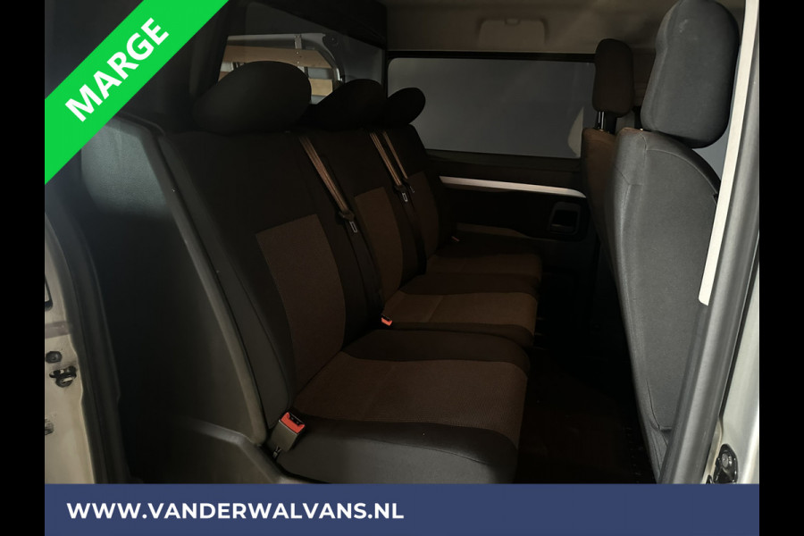 Citroën Jumpy 2.0 BlueHDI **MARGE, GEEN BTW** 123pk L3H1 XL Dubbel cabine Euro6 Airco | Navigatie Cruisecontrol, Apple Carplay, Trekhaak, Parkeersensoren, 5-Zits