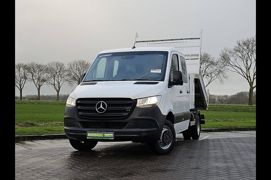 Mercedes-Benz Sprinter 514 Dubbel Cabine Kipper Kist Airco Mbux Dubbellucht Euro6 Trekhaak!