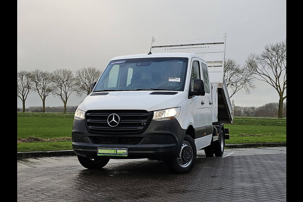 Mercedes-Benz Sprinter 514 Dubbel Cabine Kipper Kist Airco Mbux Dubbellucht Euro6 Trekhaak!