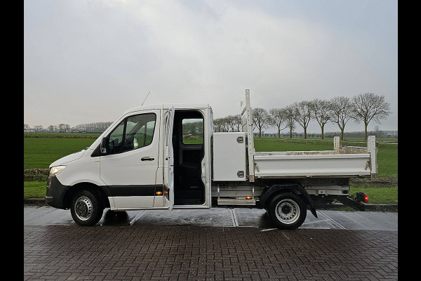 Mercedes-Benz Sprinter 514 Dubbel Cabine Kipper Kist Airco Mbux Dubbellucht Euro6 Trekhaak!