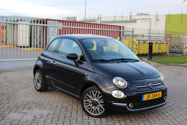 Fiat 500 0.9 TwinAir Turbo Lounge automaat panorama multi media nap clima parkeersensoren cruise elektr dakje