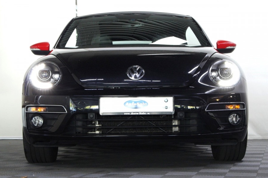 Volkswagen Beetle Cabriolet 1.4 TSI DSG R-Line LEDER DAB BT XENON PDC CRUISE STOELVW '16