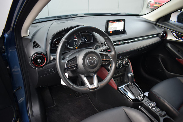 Mazda CX-3 2.0 SkyActiv-G 120 Dynamic | Automaat | Bose | Leer |  HUD | Stuur- en Stoelverw.