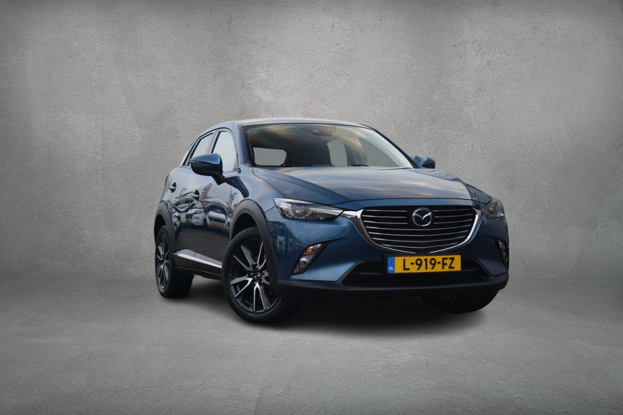 Mazda CX-3 2.0 SkyActiv-G 120 Dynamic | Automaat | Bose | Leer |  HUD | Stuur- en Stoelverw.