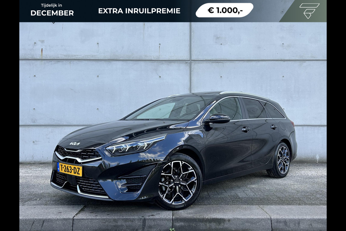 Kia Ceed Sportswagon 1.5 T-GDi GT-Line | Panoramadak | Leder/Alcantara | Camera | Navi | Stuur-/Stoelverwarming | 17” Velgen | Clima | Key-Less | PDC | Cruise | LED |