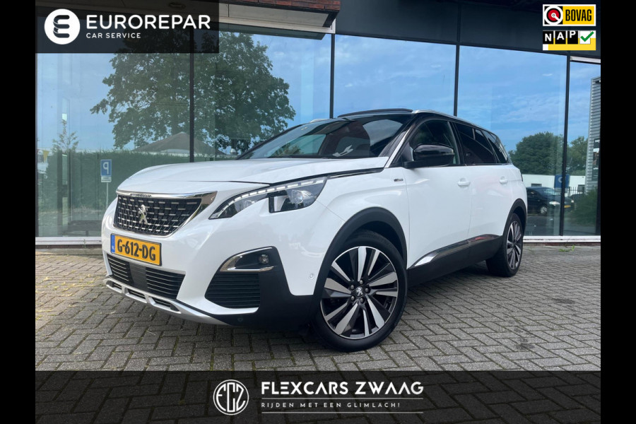 Peugeot 5008 1.2 PureTech 130PK GT-Line - Panodak - Leder - Navi - Trekhaak - Org.NL