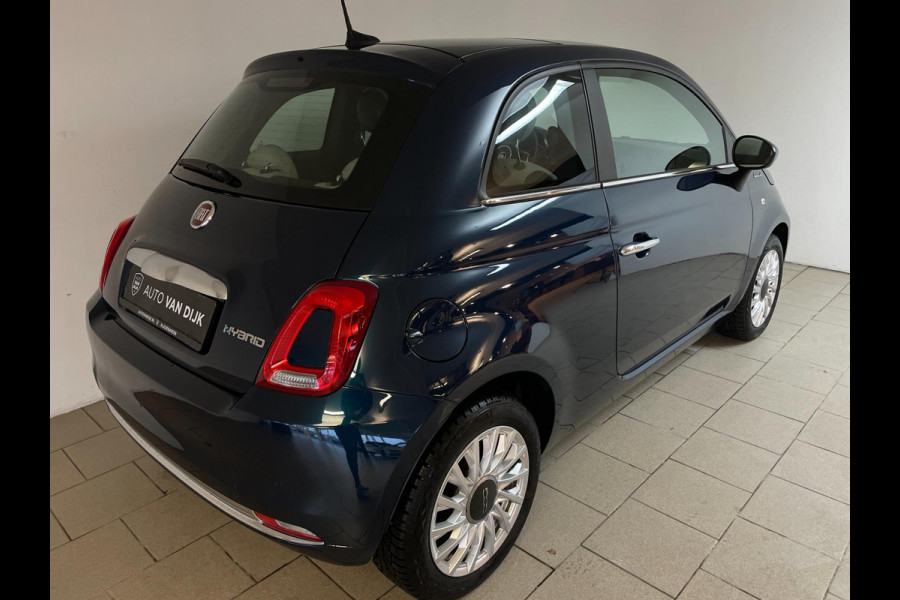 Fiat 500 1.0 Hybrid Dolcevita AIRCO SCHERM MULTI STUUR BLUETOOTH ELEK RAMEN CENT VERG NIEUWSTAAT